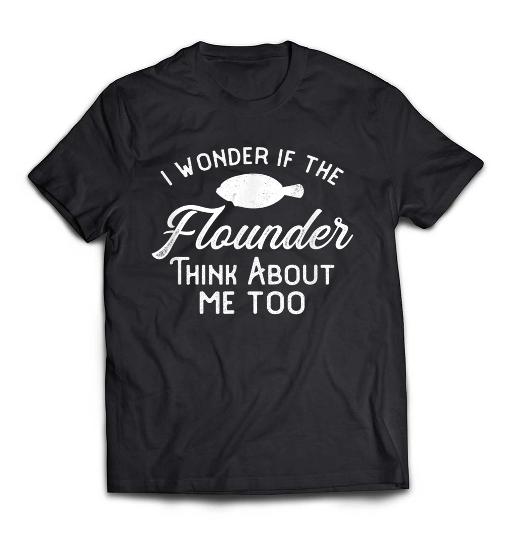 Funny Flounder Fishing Gigging T-Shirt: Hook Your Next Catch in Style